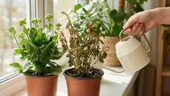 Keine Düngemittel und kein Umtopfen – eine Methode, die verwelkte Blumen rettet